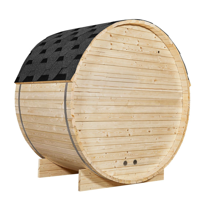 Sauna tonneau Spitzberg avec poêle de sauna