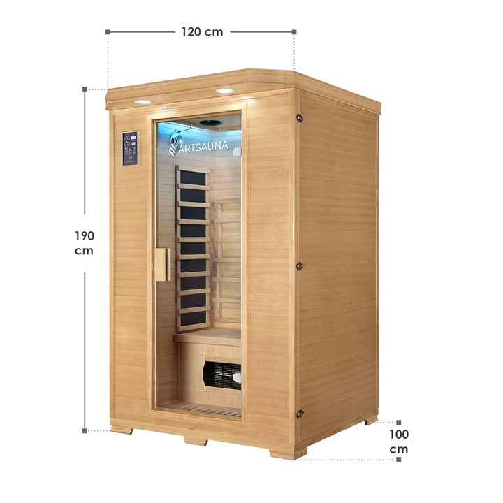 Infrarotkabine Oslo mit Triplex-Heizsystem