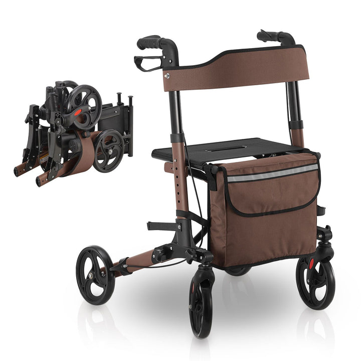 Déambulateur en aluminium Vital avec siège