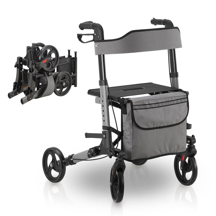 Déambulateur en aluminium Vital avec siège