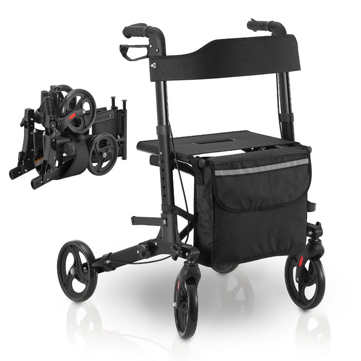 Déambulateur en aluminium Vital avec siège