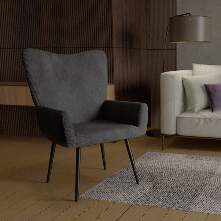 Ohrensessel mit optionalem Hocker Odense