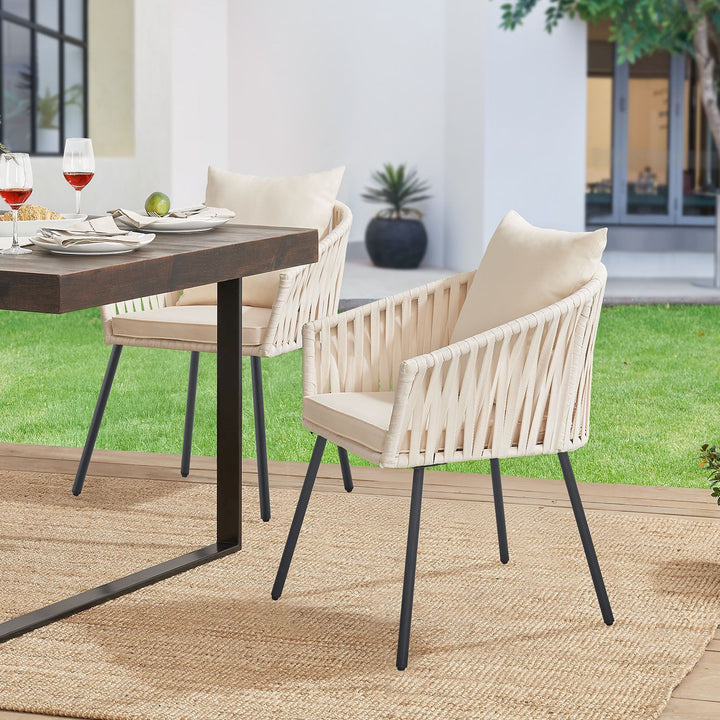 Ensemble de 2 chaises en corde