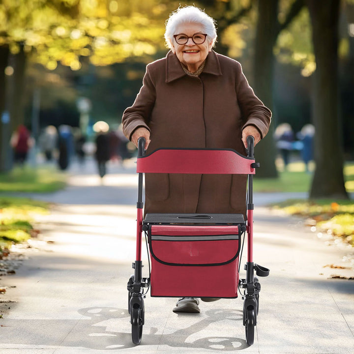 Déambulateur en aluminium Vital avec siège