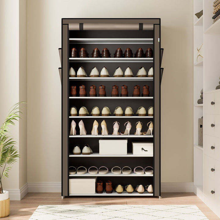 Großer Schuhschrank aus Stoff