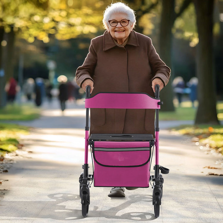 Déambulateur en aluminium Vital avec siège
