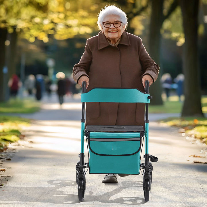 Déambulateur en aluminium Vital avec siège