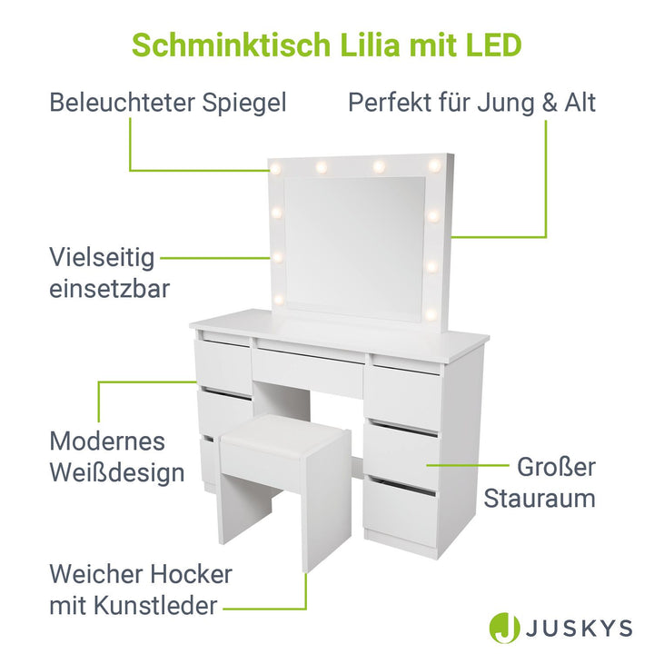 Schminktisch mit Spiegel Talea