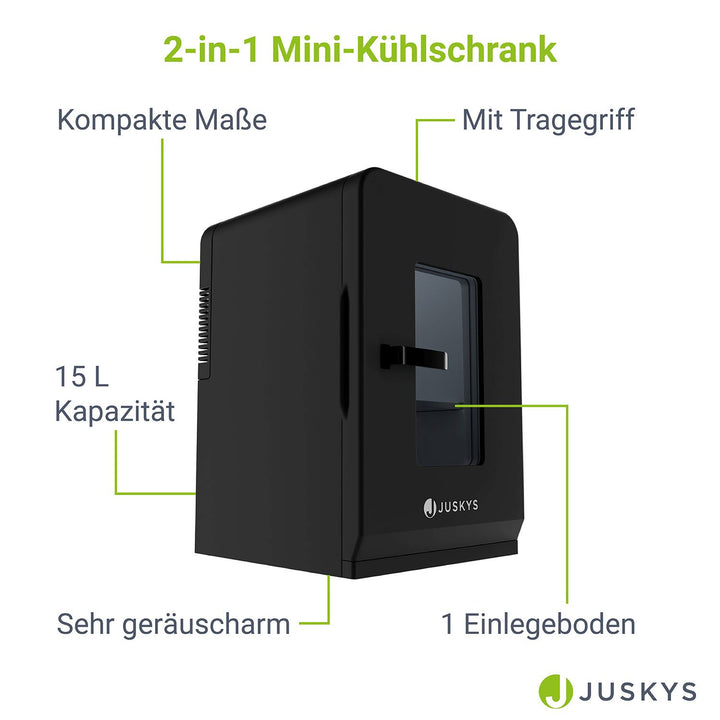 Mini-réfrigérateur 2 en 1 15 litres