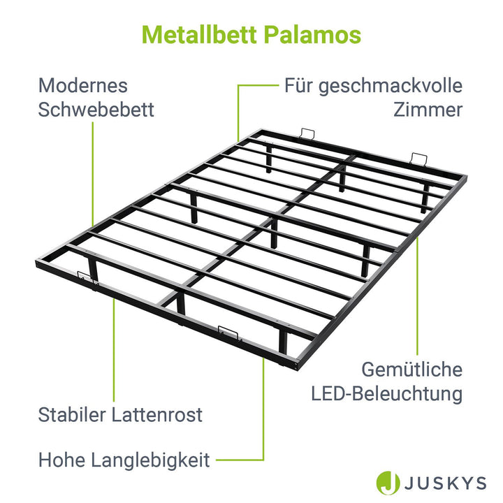 Metall Schwebebett Palamos