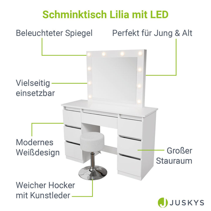 Schminktisch mit Spiegel Talea