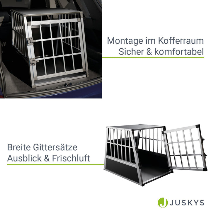 Aluminium Hundetransportbox