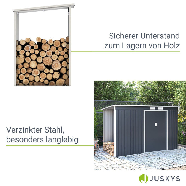 Holzunterstand Anbau M Links/Rechts