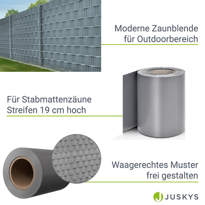 Sichtschutzstreifen Einzel- & Doppelstabmatten
