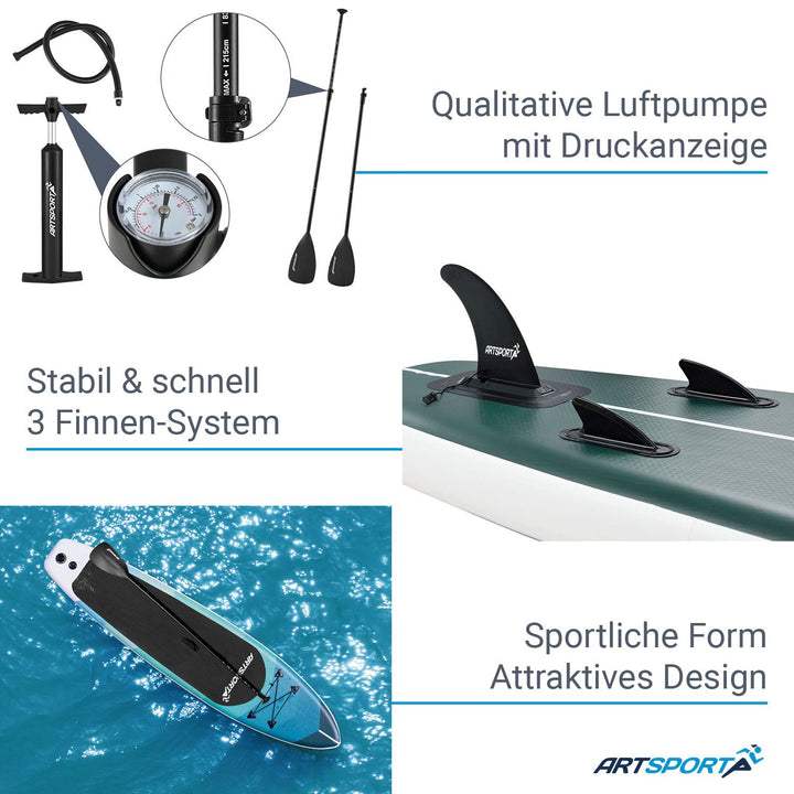 Planche de stand up paddle - Ensemble complet