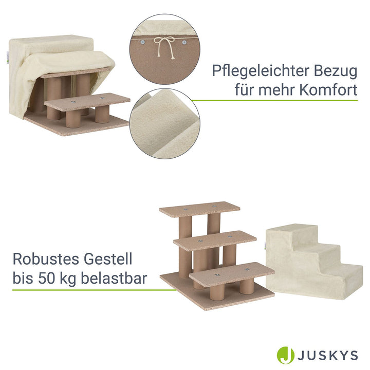 Haustiertreppe Timmy mit 3 Stufen