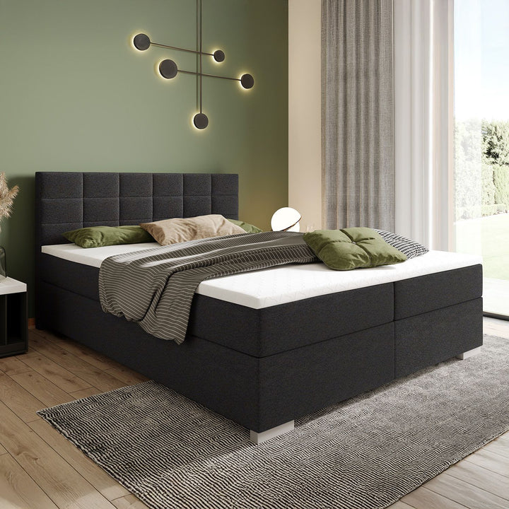 Boxspringbett Seattle - Malmo-Stoff