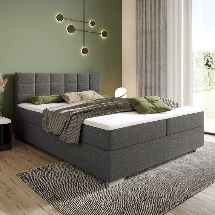 Boxspringbett Seattle - Malmo-Stoff