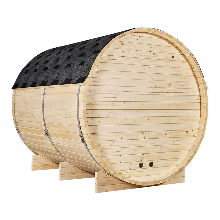Sauna tonneau Spitzberg avec poêle de sauna