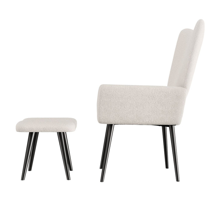 Ohrensessel mit optionalem Hocker Odense