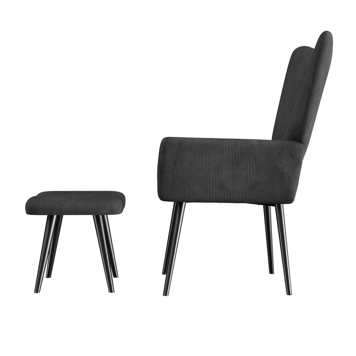 Ohrensessel mit optionalem Hocker Odense