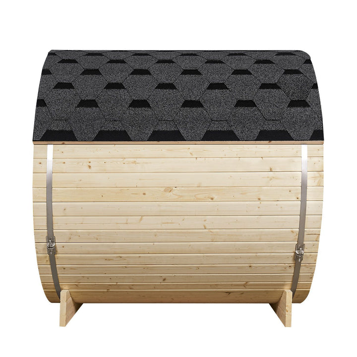 Sauna tonneau Spitzberg avec poêle de sauna