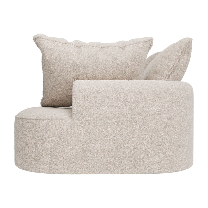 Sofa Tirano mit Ottomane & Dekokissen