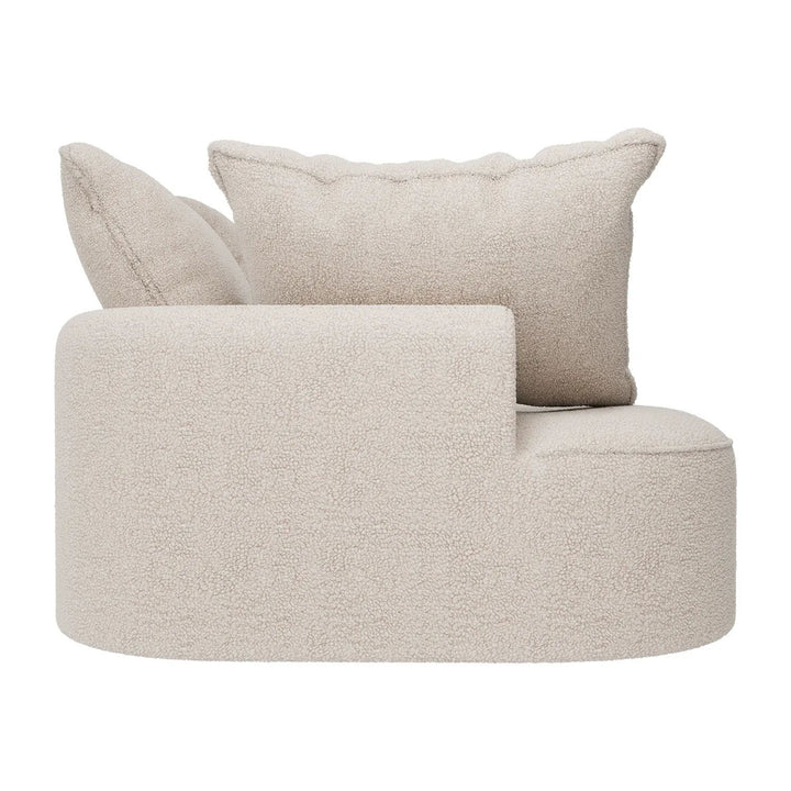 Sofa Tirano mit Ottomane & Dekokissen