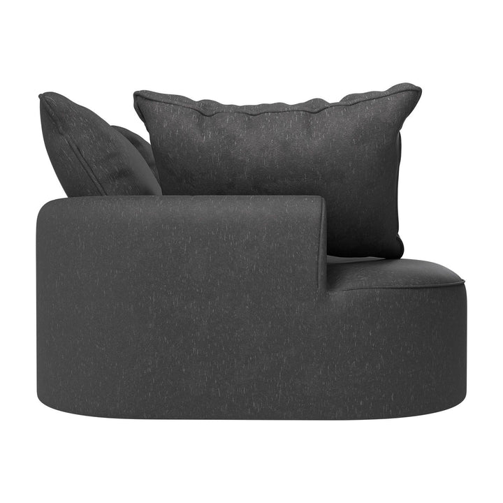 Sofa Tirano mit Ottomane & Dekokissen
