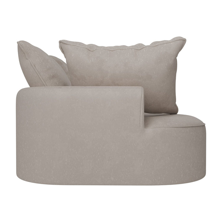 Sofa Tirano mit Ottomane & Dekokissen