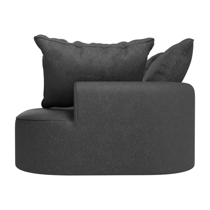 Sofa Tirano mit Ottomane & Dekokissen
