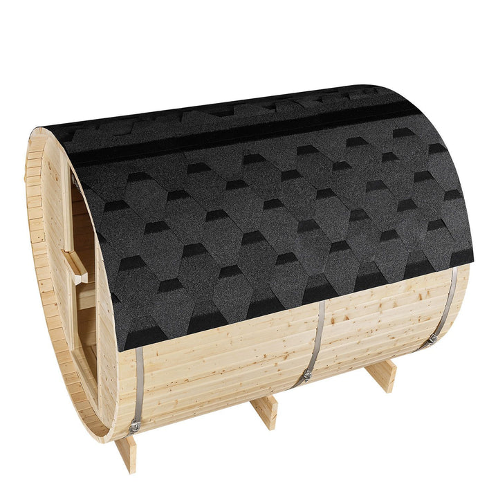 Sauna tonneau Spitzberg avec poêle de sauna