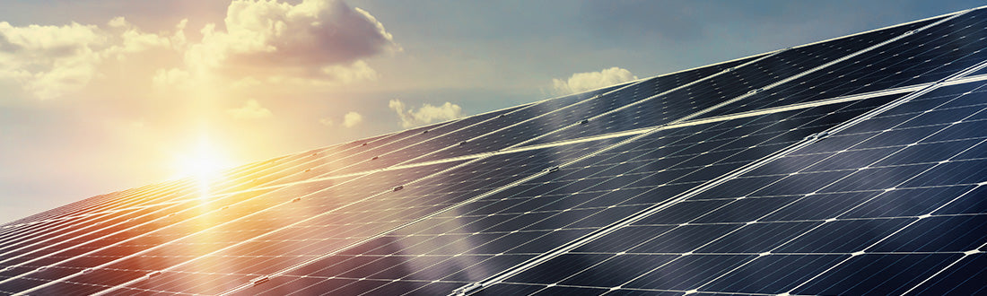 Eine große Solaranlage für grünen Strom