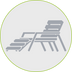 Chaises longues de balcon