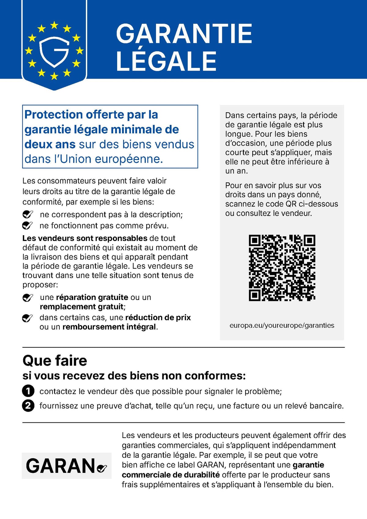Tes droits légaux en matière de prestations électorales