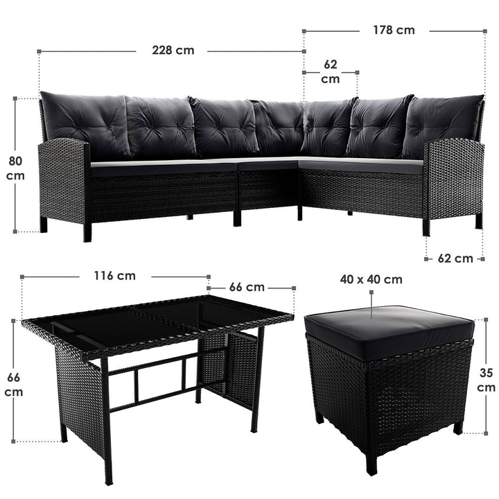 Salon en polyrotin Manacor