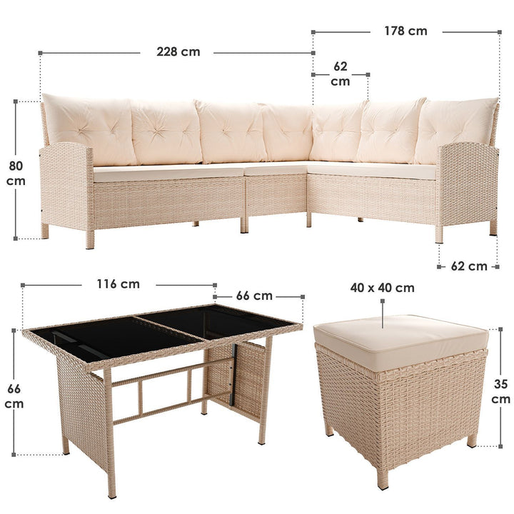 Salon en polyrotin Manacor