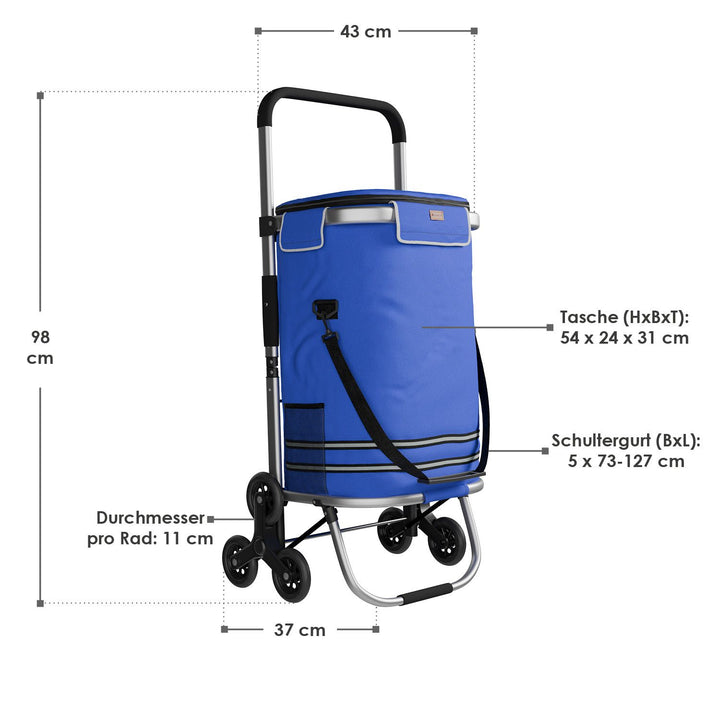 chariot de supermarché monte-escalier