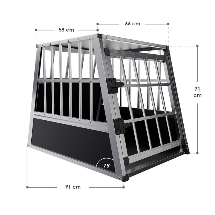 Aluminium Hundetransportbox