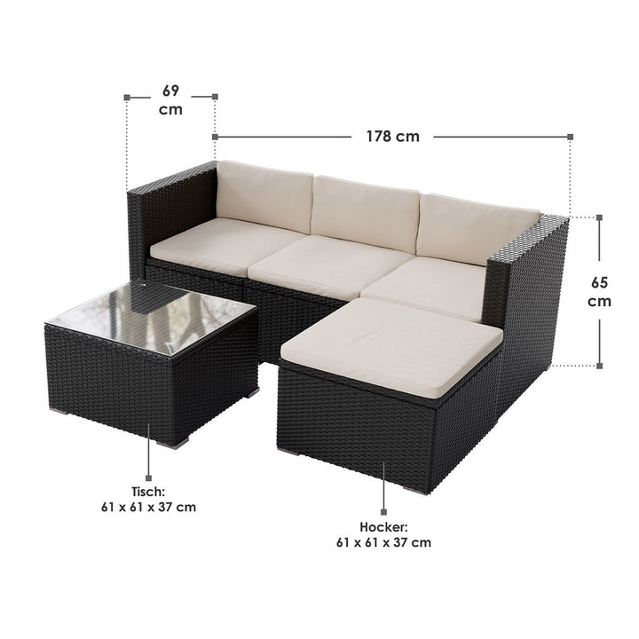 Salon en polyrotin Punta Cana