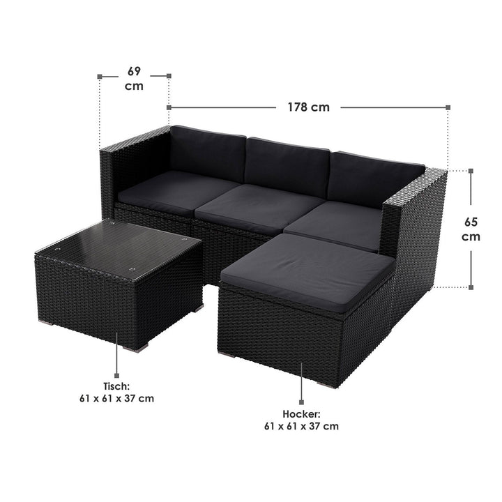 Salon en polyrotin Punta Cana