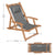 Strandliege klappbar Tavira
