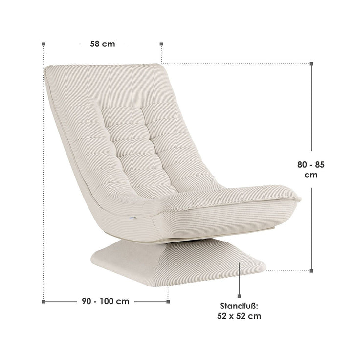 Relaxsessel Korsika mit Cord