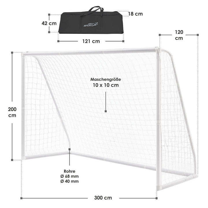 Fußballtor aus Hart-PVC