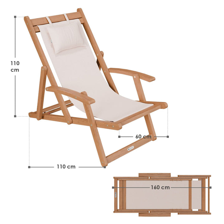 Strandliege klappbar Tavira