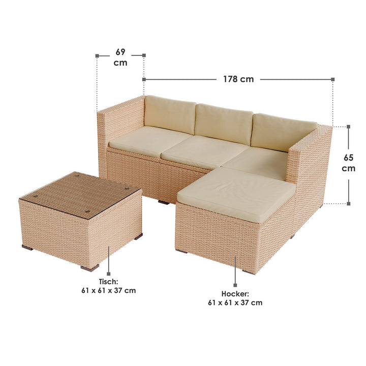 Salon en polyrotin Punta Cana