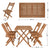 Salon de jardin Rimini en bois d'acacia