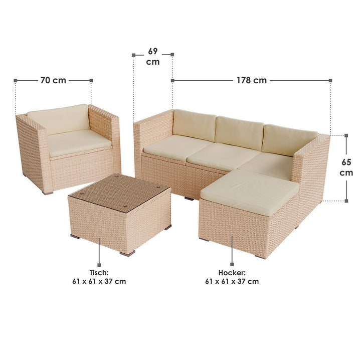 Salon en polyrotin Punta Cana