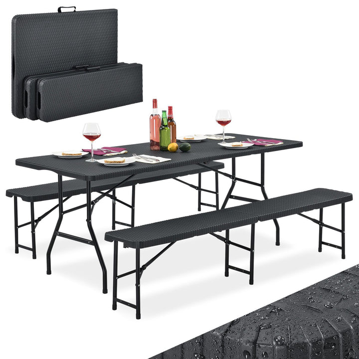 Ensemble de tente à bière Amberg 180 cm