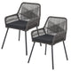 Chaises de jardin en corde Kastos